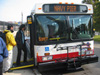 CTA President Frank Kruesi discusses the benefits the 1000-series will bring to CTA customers and the environment during a press conference on November 8, 2006. (Photo by Kevin Zolkiewicz)