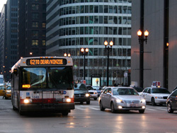Bus #1048 at Dearborn and Madison working route #62 Archer on March 22, 2007.