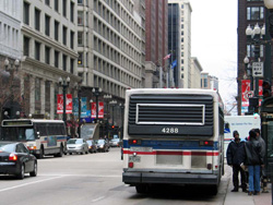 Bus #4288 at State and Washington working route #146 Inner Drive/Michigan Express on March 5, 2004.