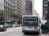 Bus #4288 at State and Randolph working route #146 Inner Drive/Michigan Express on March 5, 2004. (Photo by Michael Pompili)