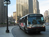 Bus #4681 at Dearborn and Madison on October 2, 2004. (Photo by Kevin Zolkiewicz)