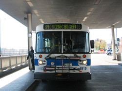 Bus #4919 (former Pace #2099) at 95th and Dan Ryan on October 30, 2005.