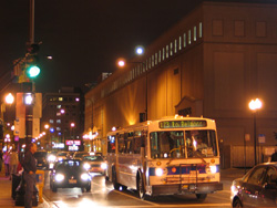 Bus #4924 at Belmont and Halsted working route #173 University of Chicago/Lakeview Express on May 21, 2005.
