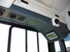 The drivers area of prototype bus #500 while at Skokie Shops on June 17, 2006. (Photo by Robert Madison)