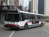 Bus #5444 at Michigan and Washington working route #20 Madison on November 22, 2003. (Photo by Kevin Zolkiewicz)