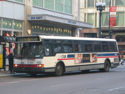 Bus #5551 at State and Washington working route #60 Blue Island/26th on February 26, 2004.