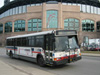Bus #5408 at Grand and Orleans working route #65 Grand on June 18, 2005. (Photo by Kevin Zolkiewicz)