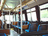 Bus #5554, missing a bike rack, at Michigan and Washington working route #60 Blue Island/26th on April 28, 2004. (Photo by Kevin Zolkiewicz)