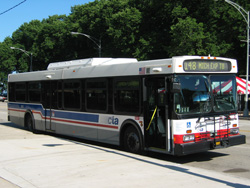 Bus #5812 on Jackson between Lake Shore Drive and Columbus on June 16, 2005.