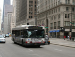 Bus #5812 on Jackson between Lake Shore Drive and Columbus on June 16, 2005. (Photo by Kevin Zolkiewicz)