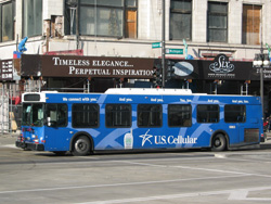 Bus #5863 at Michigan and Madison working route #147 Outer Drive Express on November 26, 2003.