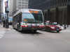 Bus #6429 on Wacker, west of Michigan, working route #6 Jackson Park Express on June 10, 2005. (Photo by Kevin Zolkiewicz)