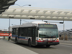 Bus #6578 at the Sox-35th Red Line station working route #39 Pershing on March 29, 2005.