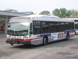 Bus #6851 while on layover at the Jefferson Park Blue Line Station on May 10, 2008. (Photo by BusExpert32) Bus #6851 while on layover at the Jefferson Park Blue Line Station on May 10, 2008.