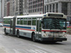 Bus #7360 at Des Plaines and Congress working route #156 LaSalle on March 8, 2004. (Photo by Michael Pompili)