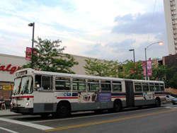 Bus #7373 at Belmont and Broadway working route #156 LaSalle on July 29, 2004.