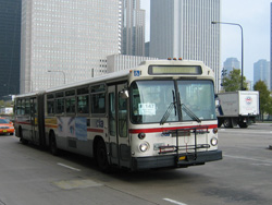 Bus #7373 at Michigan and Madison working route #147 Outer Drive Express on November 17, 2003.