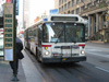 Bus #7309 at Michigan and Madison working route #14 Jeffery Express on November 26, 2003. (Photo by Kevin Zolkiewicz)