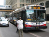 Bus #7588 on North Michigan Ave. working route #147 Outer Drive Express on May 19, 2004. (Photo by Kevin Zolkiewicz)