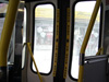 The interior of prototype bus #7800 on January 22, 2005. The bus featured "CitiPro" seats from Freedman Seating Company. (Photo by Ryan Balla)