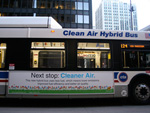 Bus #808 at Madison and Clark working route #157 Streeterville on March 22, 2007. (Photo by Kevin Zolkiewicz)