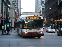 Bus #809 at Madison and State working route #157 Streeterville on March 22, 2007.