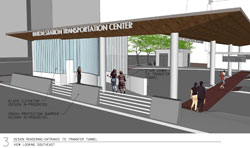 Rendering of proposed Union Station Transportation Center.