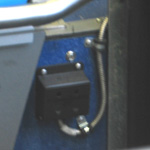 Clever Devices Tracking Device on a 6400-series Nova bus.